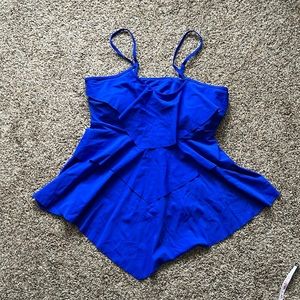 Cobalt blue tanking top